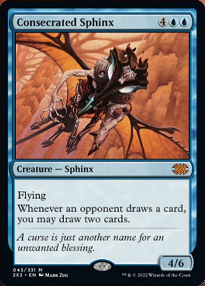 Consecrated Sphinx [Double Masters 2022] | Magic Magpie