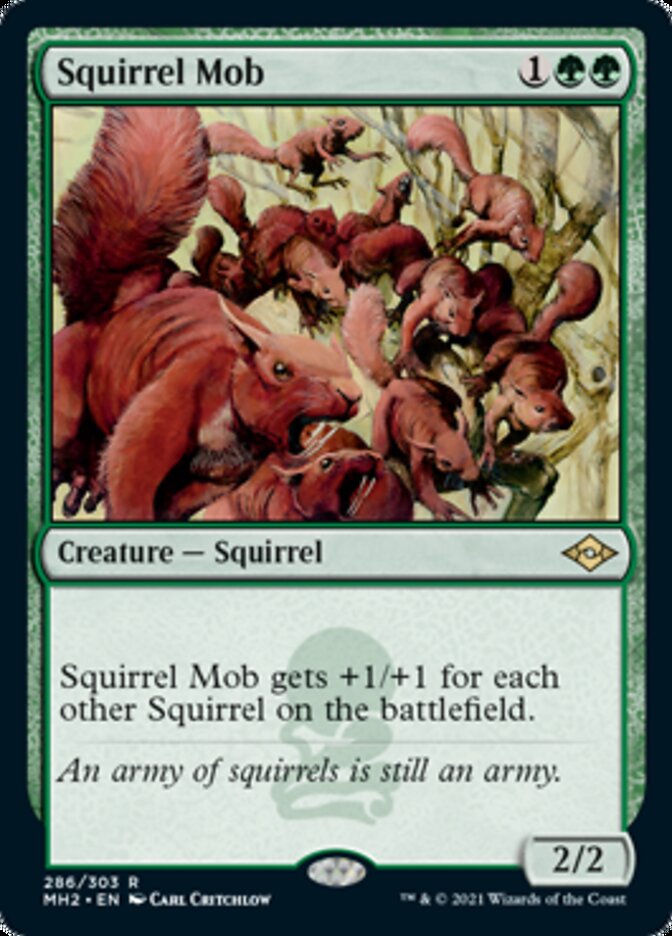 Squirrel Mob (Foil Etched) [Modern Horizons 2] | Magic Magpie