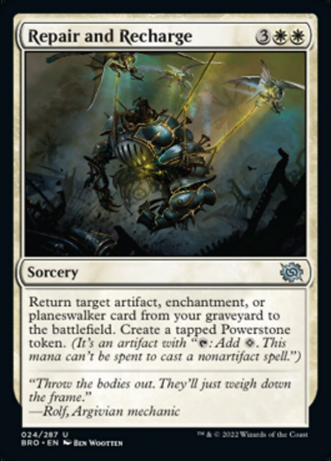 Repair and Recharge [The Brothers' War] | Magic Magpie