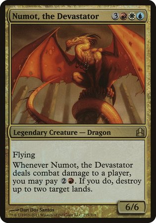 Numot, the Devastator (Oversized) [Commander 2011 Oversized] | Magic Magpie