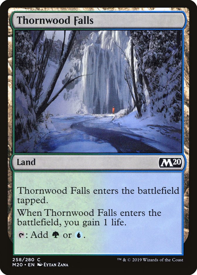 Thornwood Falls [Core Set 2020] | Magic Magpie
