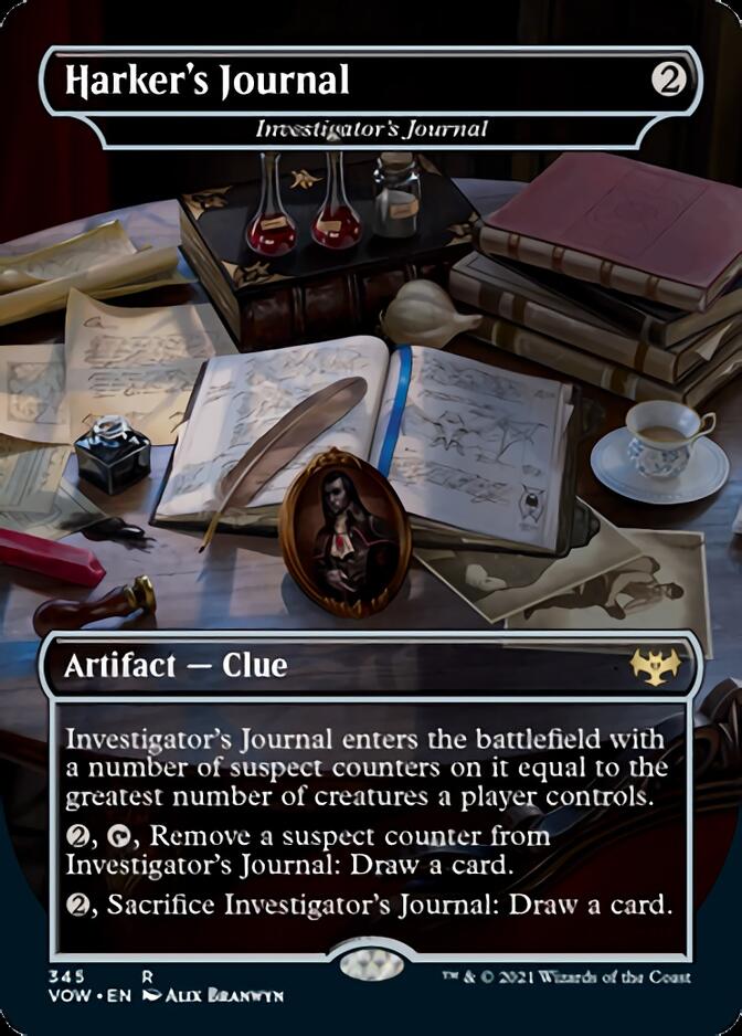 Investigator's Journal - Harker's Journal [Innistrad: Crimson Vow] | Magic Magpie