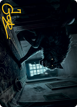 Primal Adversary Art Card (Gold-Stamped Signature) [Innistrad: Midnight Hunt Art Series] | Magic Magpie
