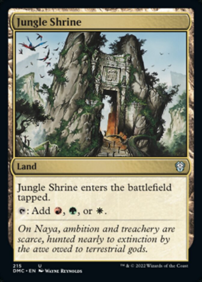 Jungle Shrine [Dominaria United Commander] | Magic Magpie