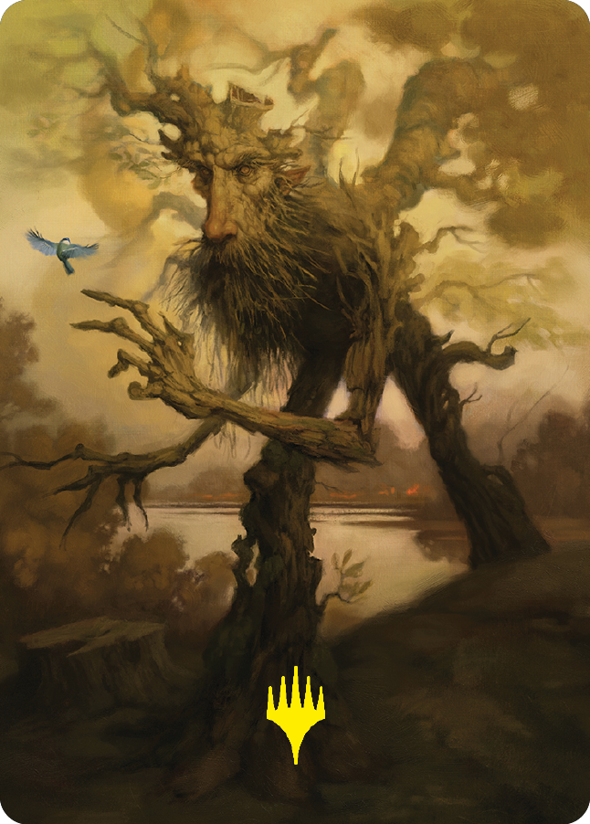 Treefolk Token Art Card (Gold-Stamped Signature) [The Lord of the Rings: Tales of Middle-earth Art Series] | Magic Magpie