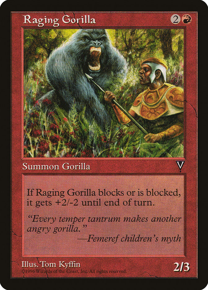 Raging Gorilla [Visions] | Magic Magpie
