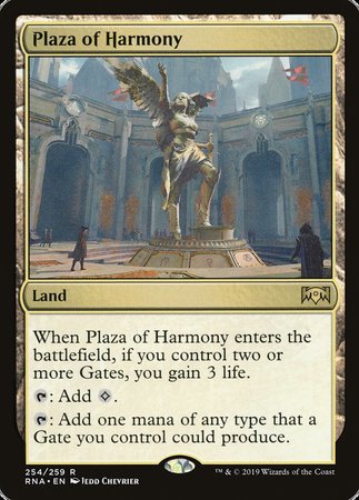 Plaza of Harmony [Ravnica Allegiance] | Magic Magpie