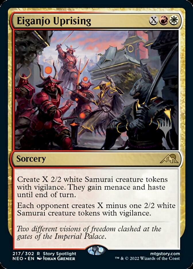 Eiganjo Uprising (Promo Pack) [Kamigawa: Neon Dynasty Promos] | Magic Magpie