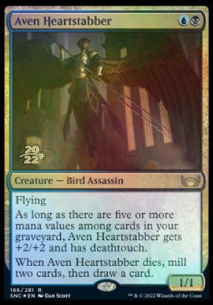 Aven Heartstabber [Streets of New Capenna Prerelease Promos] | Magic Magpie