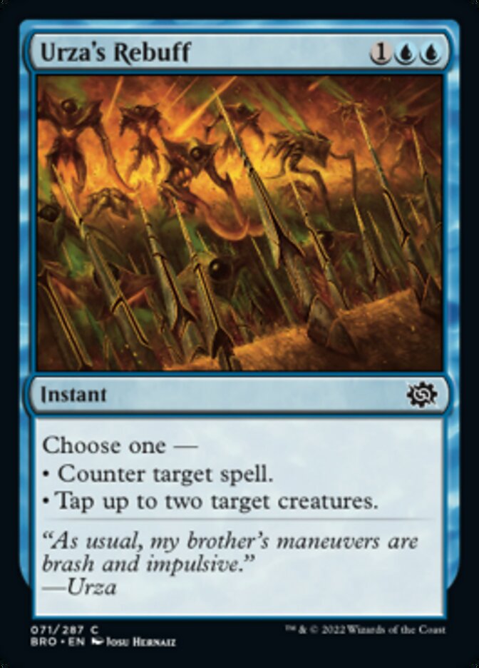 Urza's Rebuff [The Brothers' War] | Magic Magpie