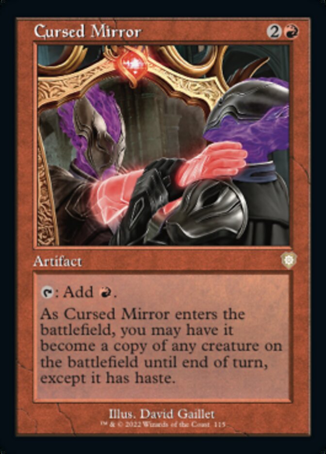 Cursed Mirror (Retro) [The Brothers' War Commander] | Magic Magpie