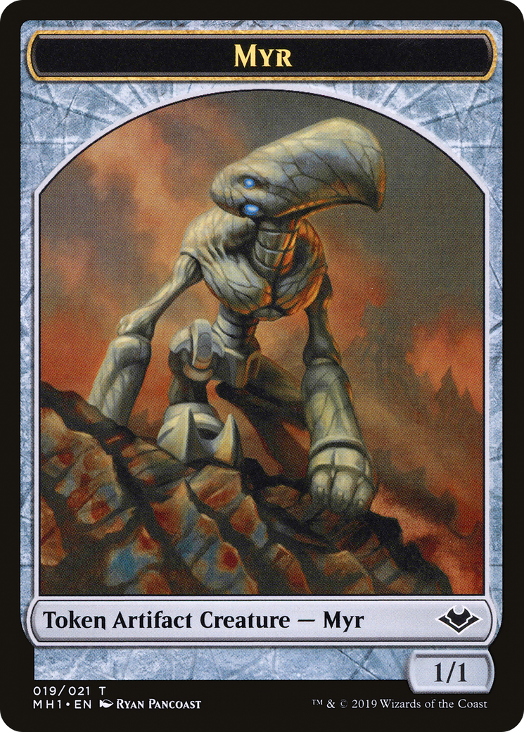 Myr // Thopter Double-Sided Token [Phyrexia: All Will Be One Commander Tokens] | Magic Magpie