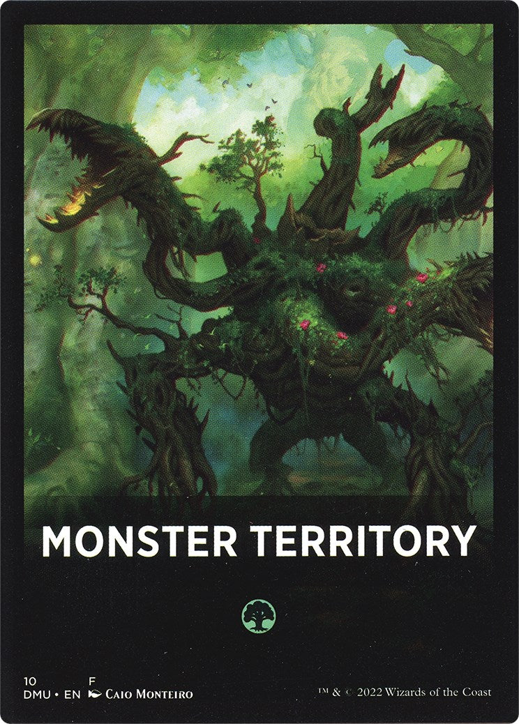 Monster Territory Theme Card [Dominaria United Tokens] | Magic Magpie