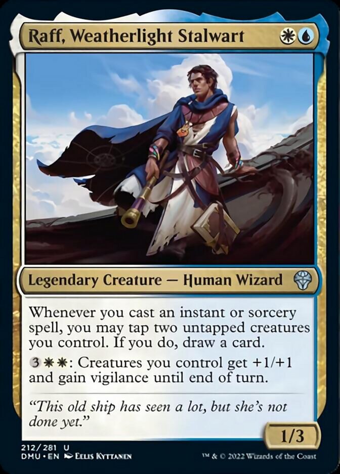 Raff, Weatherlight Stalwart [Dominaria United] | Magic Magpie