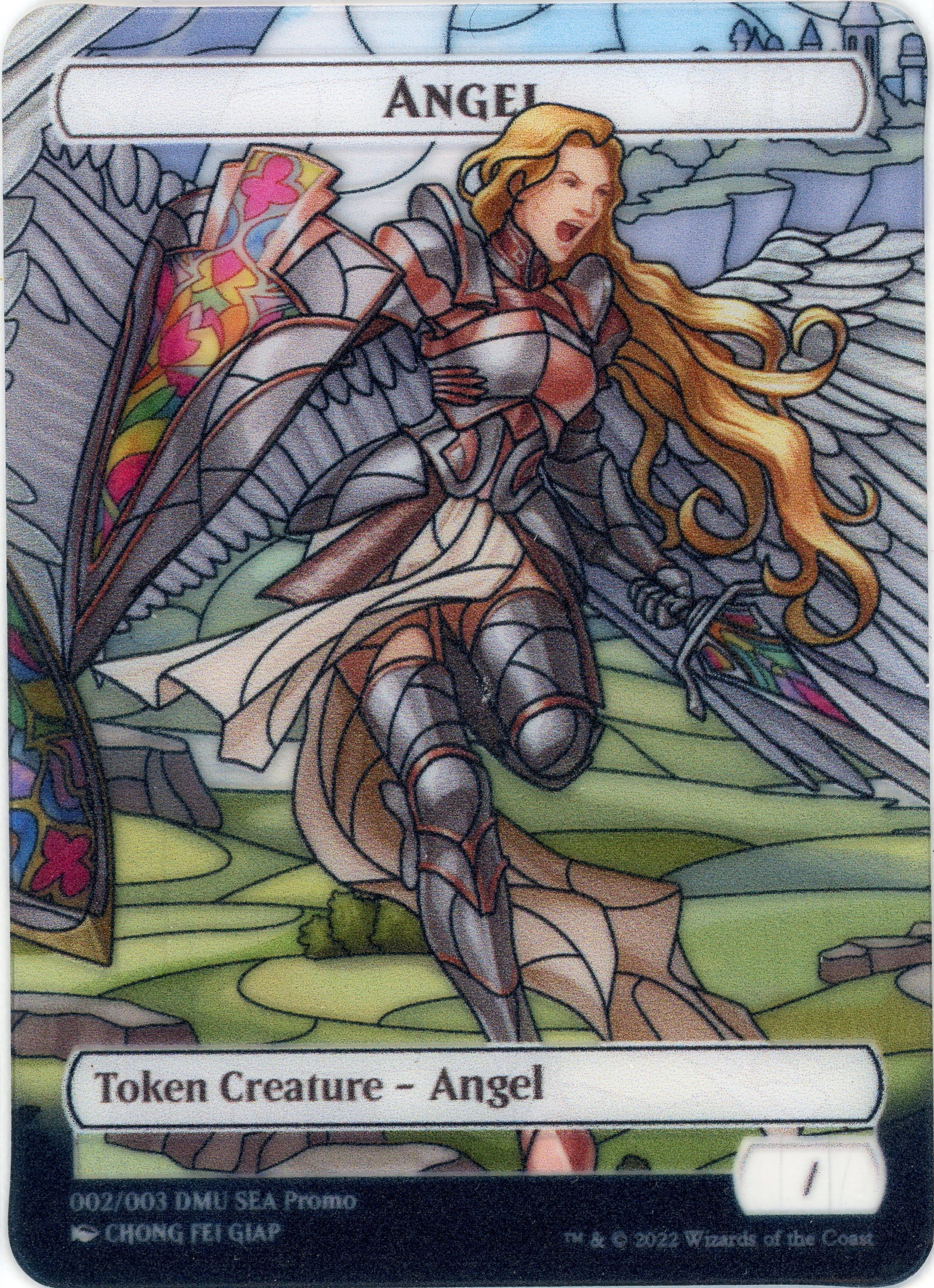 Angel Token (SEA Exclusive) [Dominaria United Tokens] | Magic Magpie