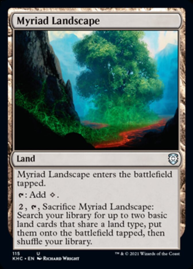 Myriad Landscape [Kaldheim Commander] | Magic Magpie