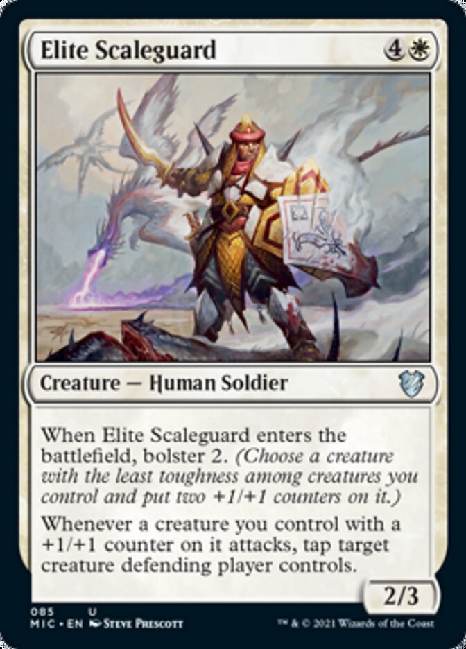 Elite Scaleguard [Innistrad: Midnight Hunt Commander] | Magic Magpie