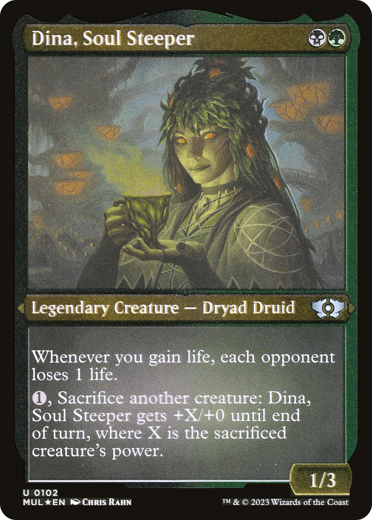 Dina, Soul Steeper (Foil Etched) [Multiverse Legends] | Magic Magpie