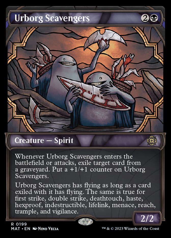 Urborg Scavengers (Showcase Halo Foil) [March of the Machine: The Aftermath] | Magic Magpie