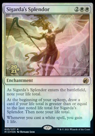 Sigarda's Splendor [Innistrad: Midnight Hunt Prerelease Promos] | Magic Magpie