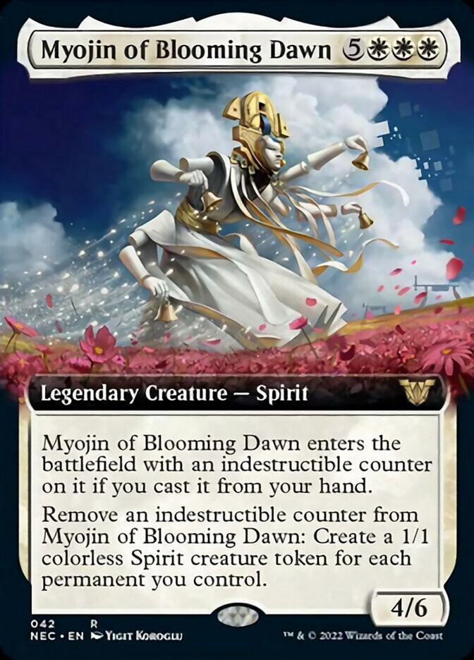 Myojin of Blooming Dawn (Extended) [Kamigawa: Neon Dynasty Commander] | Magic Magpie