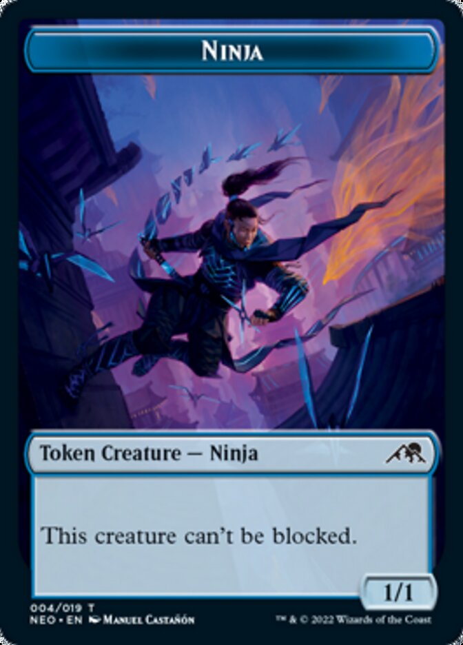 Ninja Token [Kamigawa: Neon Dynasty Tokens] | Magic Magpie