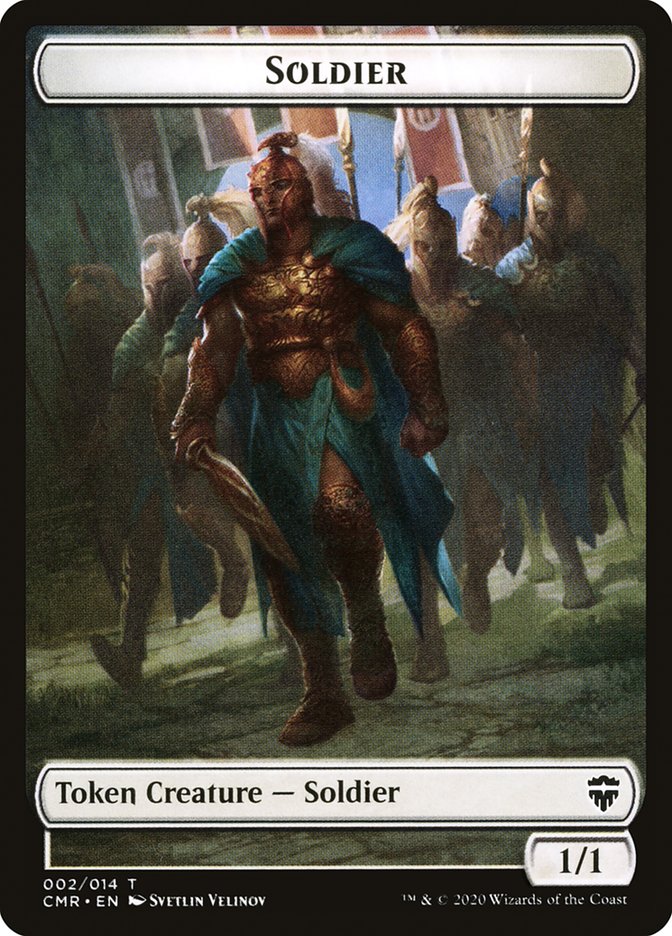Soldier Token [Commander Legends Tokens] | Magic Magpie