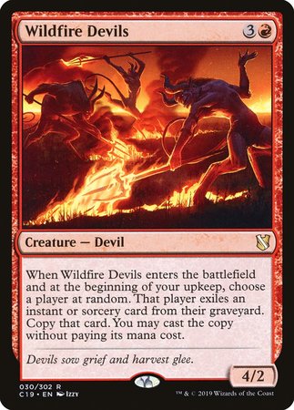 Wildfire Devils [Commander 2019] | Magic Magpie