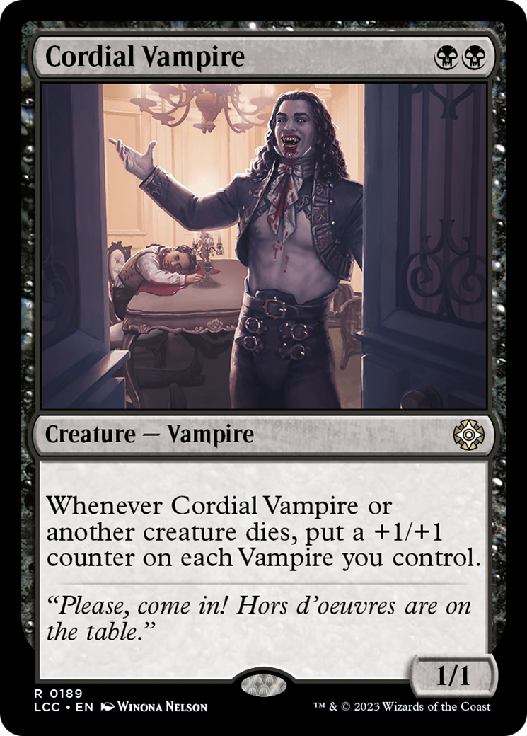 Cordial Vampire [The Lost Caverns of Ixalan Commander] | Magic Magpie