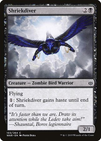 Shriekdiver [War of the Spark] | Magic Magpie