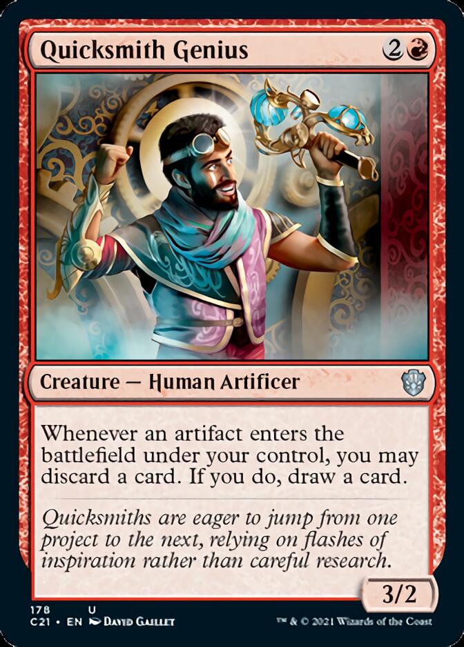 Quicksmith Genius [Commander 2021] | Magic Magpie