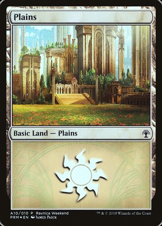 Plains - Selesnya (A10) [GRN Ravnica Weekend] | Magic Magpie