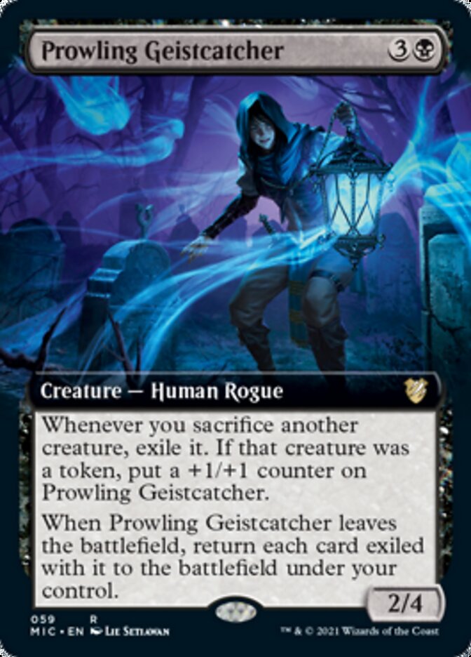 Prowling Geistcatcher (Extended) [Innistrad: Midnight Hunt Commander] | Magic Magpie