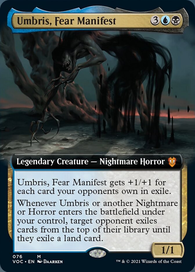 Umbris, Fear Manifest (Extended) [Innistrad: Crimson Vow Commander] | Magic Magpie