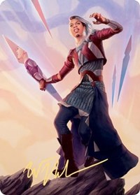 Niko Aris Art Card (Gold-Stamped Signature) [Kaldheim: Art Series] | Magic Magpie