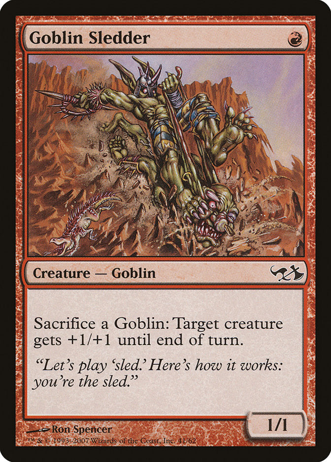 Goblin Sledder [Duel Decks: Elves vs. Goblins] | Magic Magpie