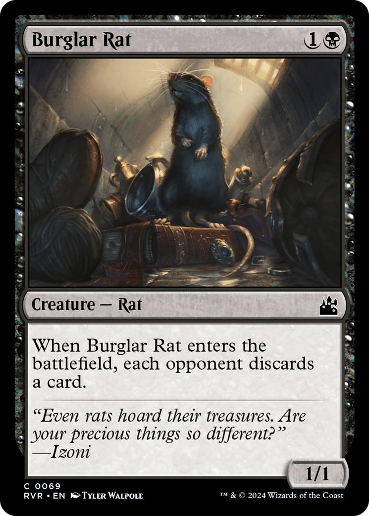 Burglar Rat [Ravnica Remastered] | Magic Magpie