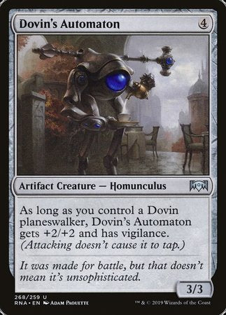 Dovin's Automaton [Ravnica Allegiance] | Magic Magpie