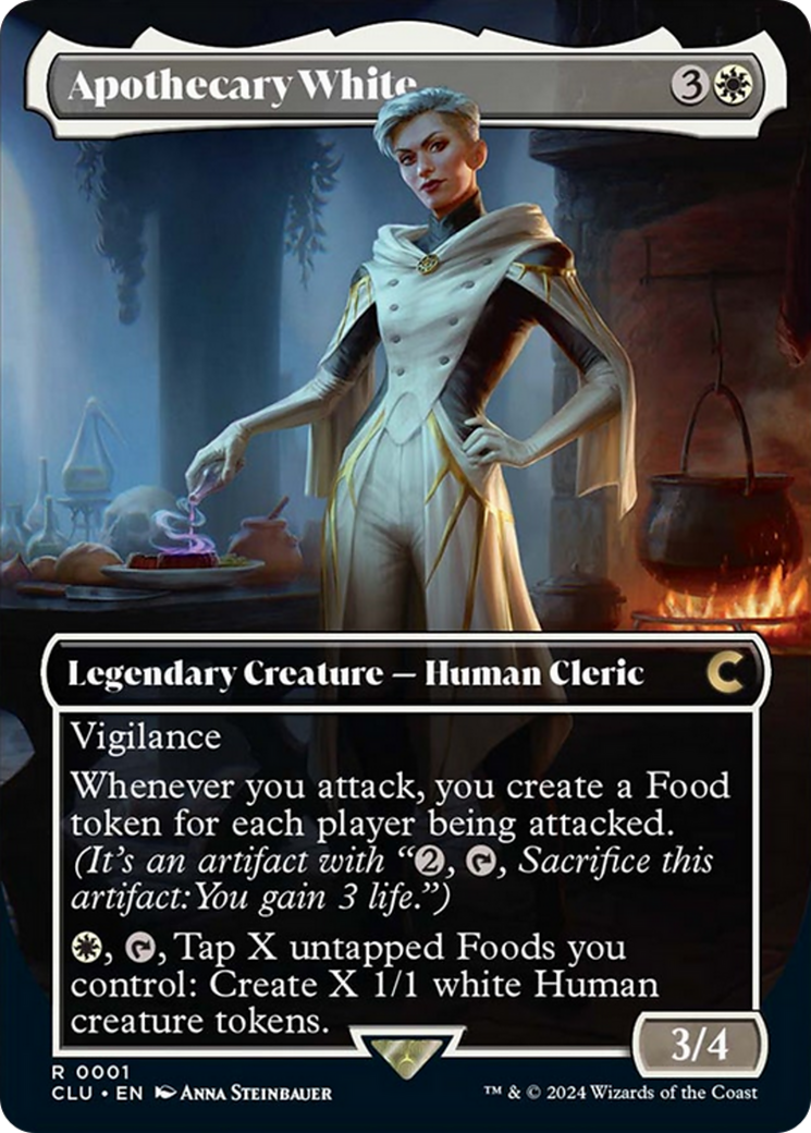 Apothecary White (Borderless) [Ravnica: Clue Edition] | Magic Magpie