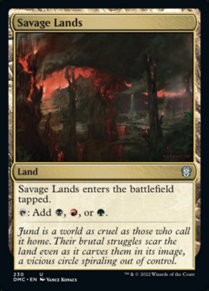 Savage Lands [Dominaria United Commander] | Magic Magpie