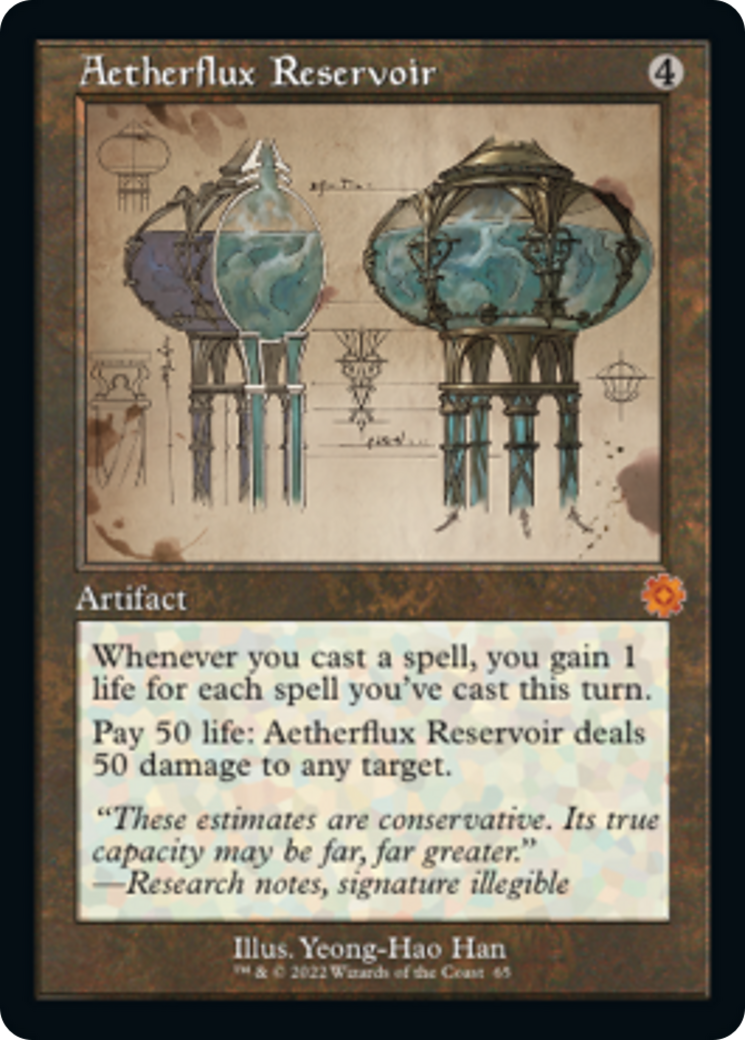 Aetherflux Reservoir (Retro Schematic) [The Brothers' War Retro Artifacts] | Magic Magpie