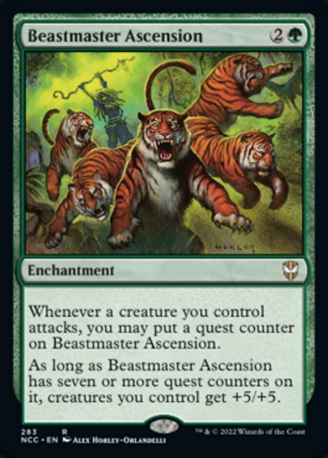 Beastmaster Ascension [Streets of New Capenna Commander] | Magic Magpie