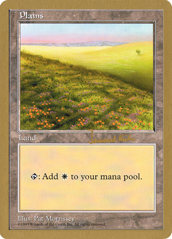 Plains (jk431) (Janosch Kuhn) [World Championship Decks 1997] | Magic Magpie