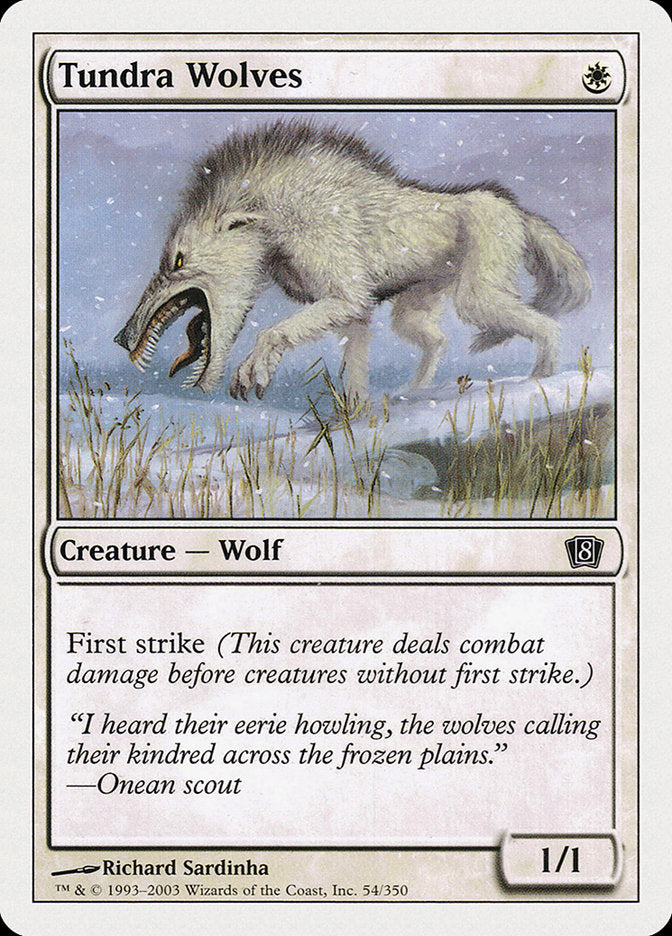 Tundra Wolves [Eighth Edition] | Magic Magpie