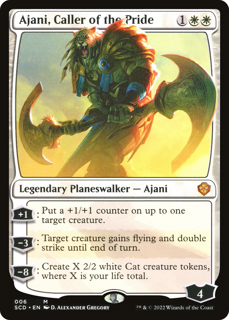 Ajani, Caller of the Pride [Starter Commander Decks] | Magic Magpie