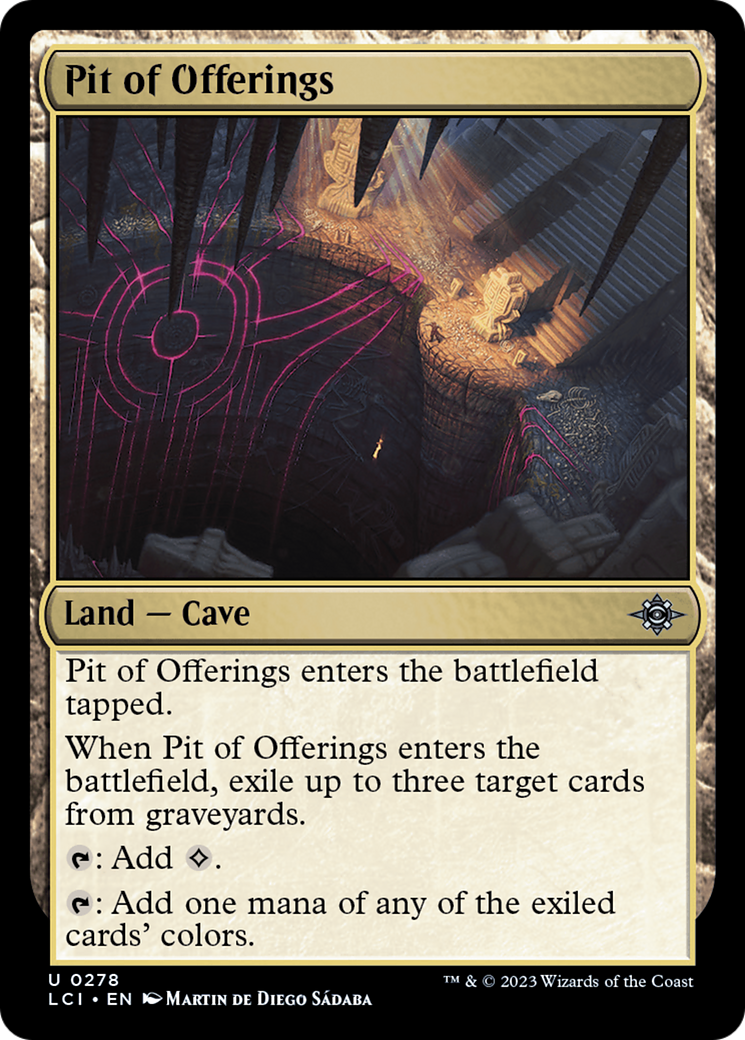 Pit of Offerings [The Lost Caverns of Ixalan] | Magic Magpie