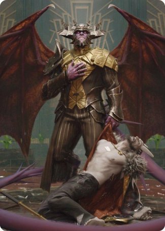 Ob Nixilis, the Adversary 1 Art Card [Streets of New Capenna Art Series] | Magic Magpie