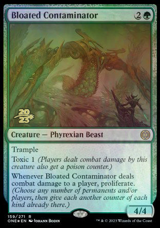 Bloated Contaminator [Phyrexia: All Will Be One Prerelease Promos] | Magic Magpie