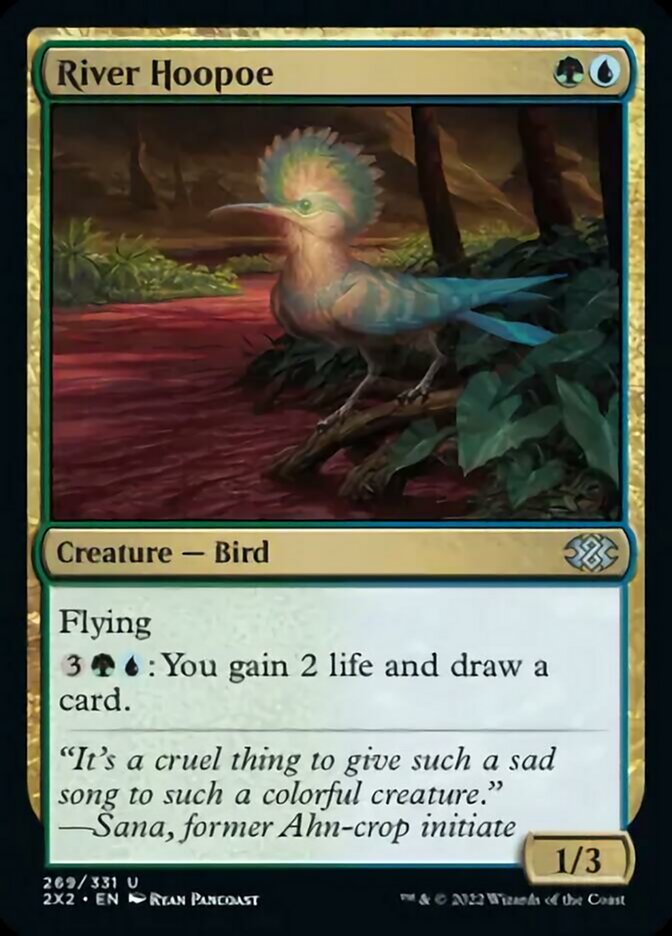 River Hoopoe [Double Masters 2022] | Magic Magpie