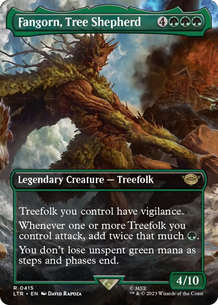 Fangorn, Tree Shepherd (Borderless Alternate Art) [The Lord of the Rings: Tales of Middle-Earth] | Magic Magpie